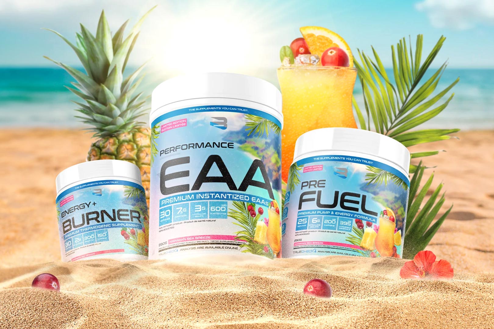 Believe Supplements Sea Breeze Flavor Series