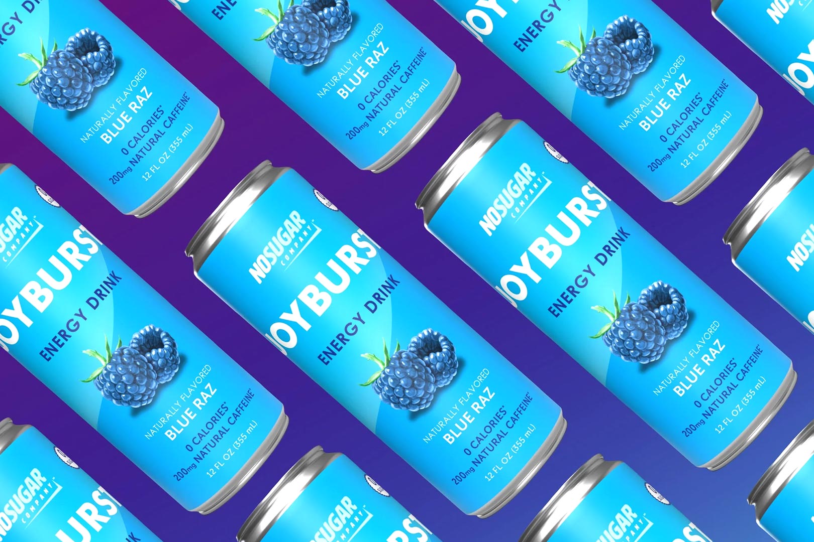 Blue Razz Joyburst Energy Drink