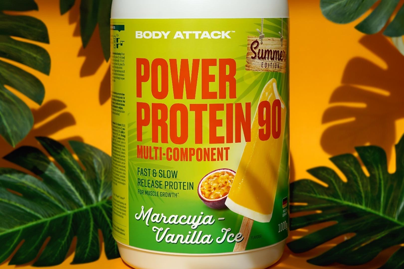 Body Attack Passionfruit Vanilla Ice Power Protein 90