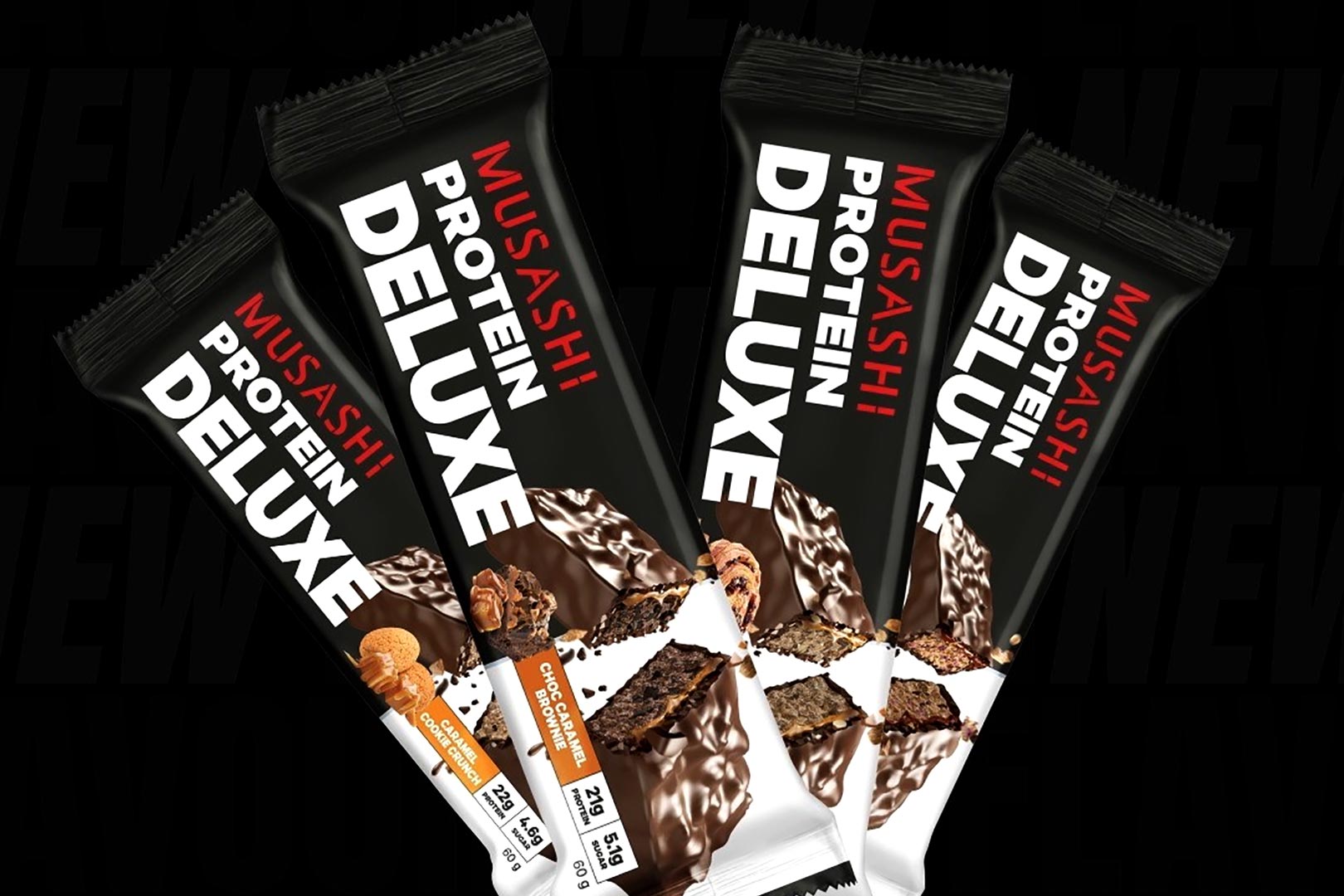 Chocolate Brownie Caramel Musashi Protein Deluxe