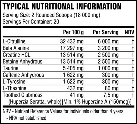 Heavy Nation Mega Dosed Label