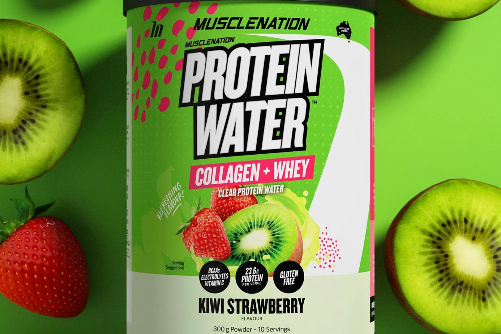 Muscle Nation Kiwi Strawberry Protein Water
