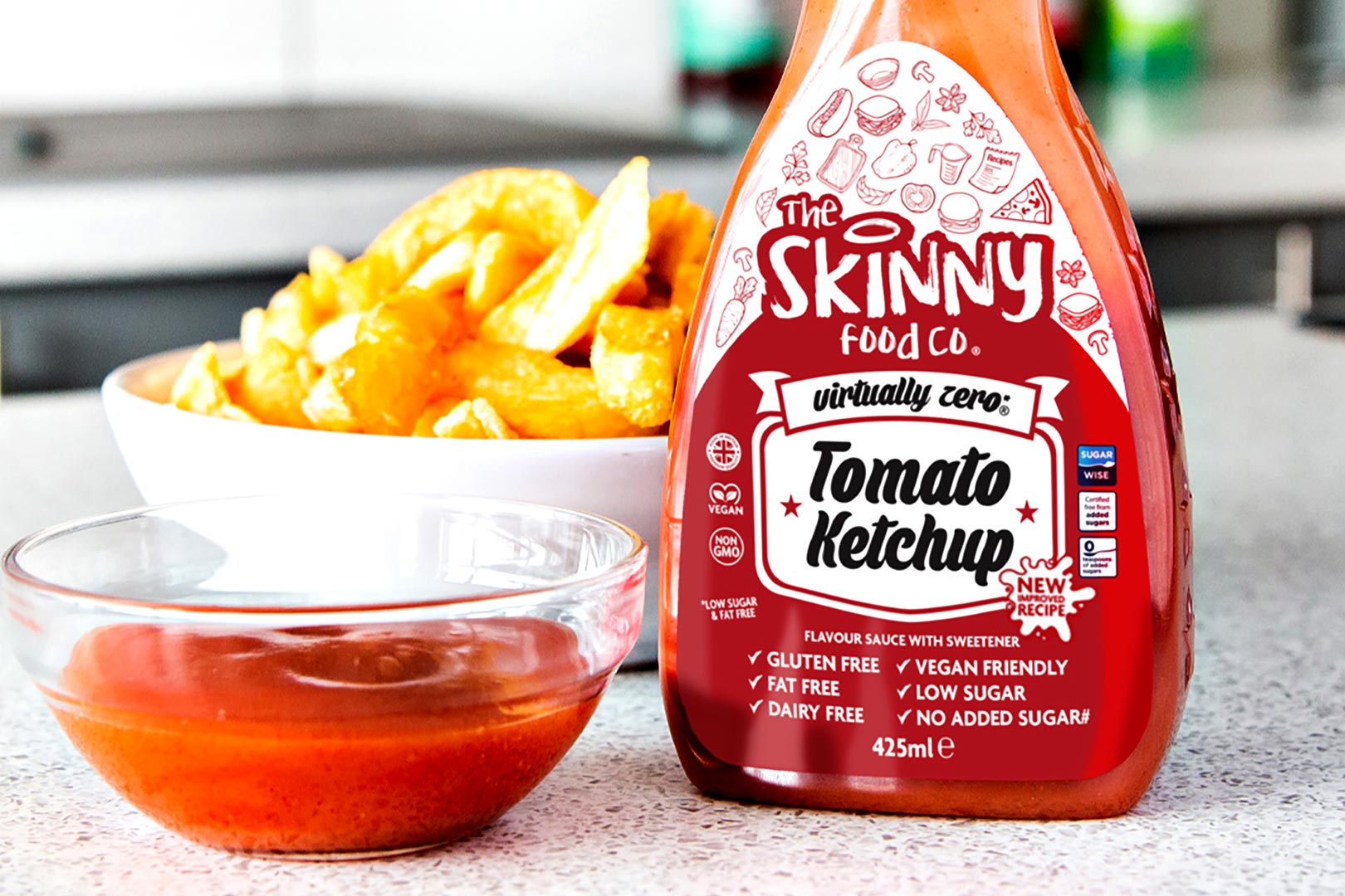 Sauce ketchup 0 calorie