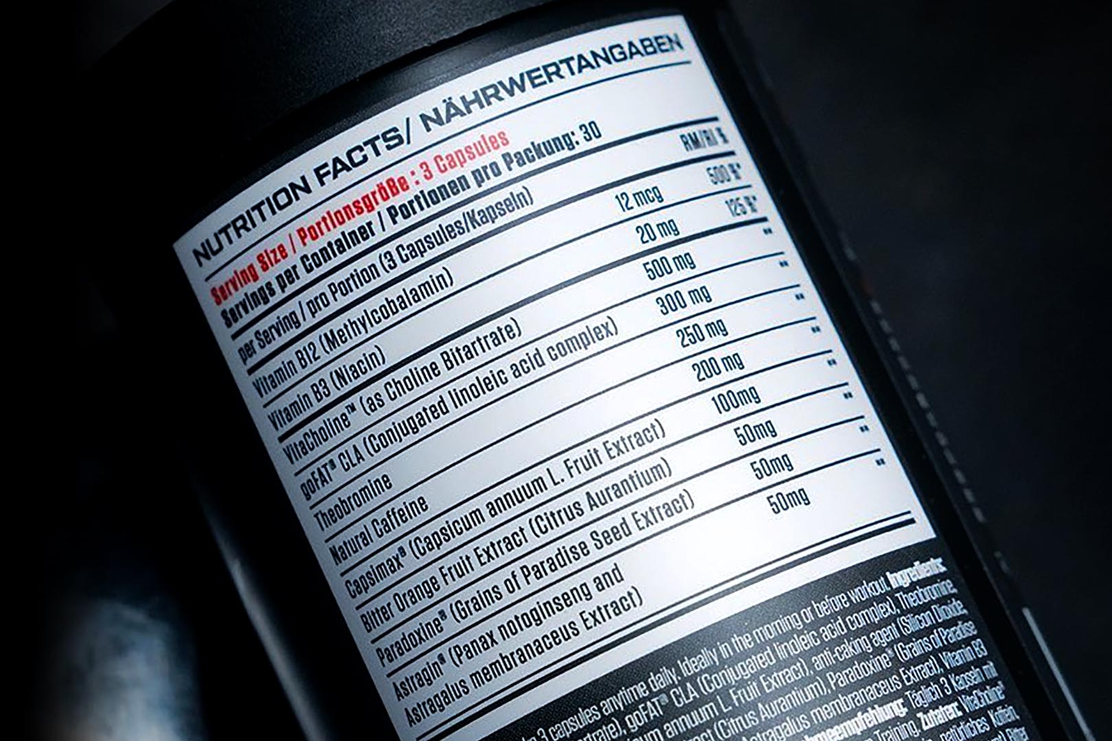 Vast Oxy Heat Label