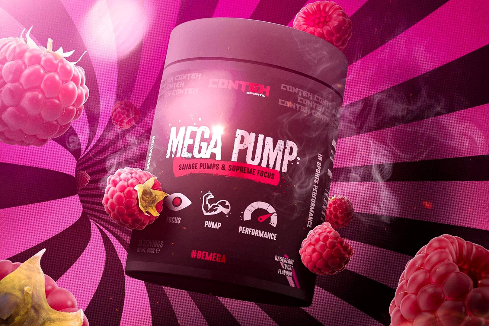 Conteh Raspberry Twist Mega Pump