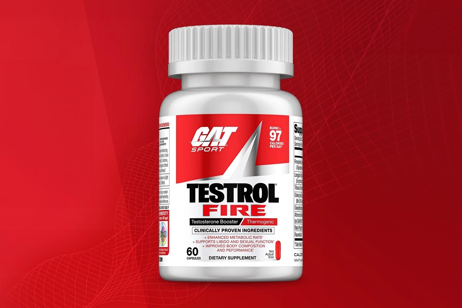 GAT infuses its original test booster with fat loss for Testrol Fire