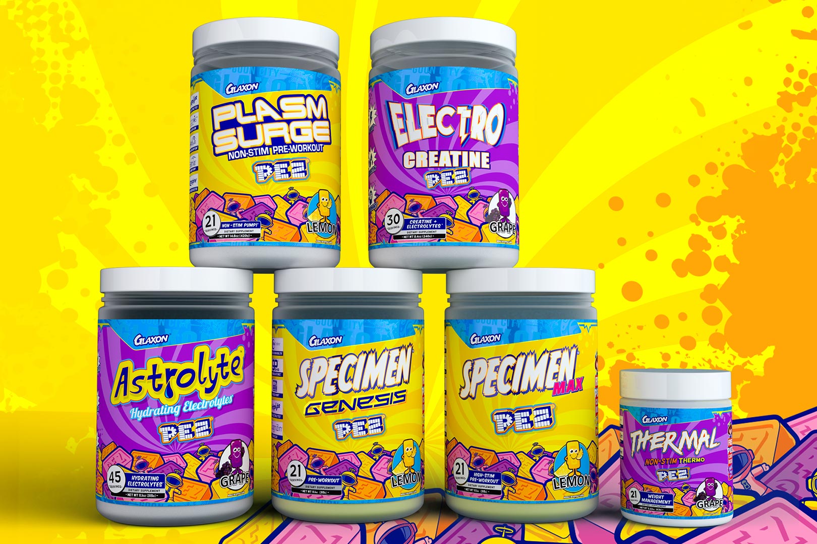 Glaxon X Pez Flavor Collaboration