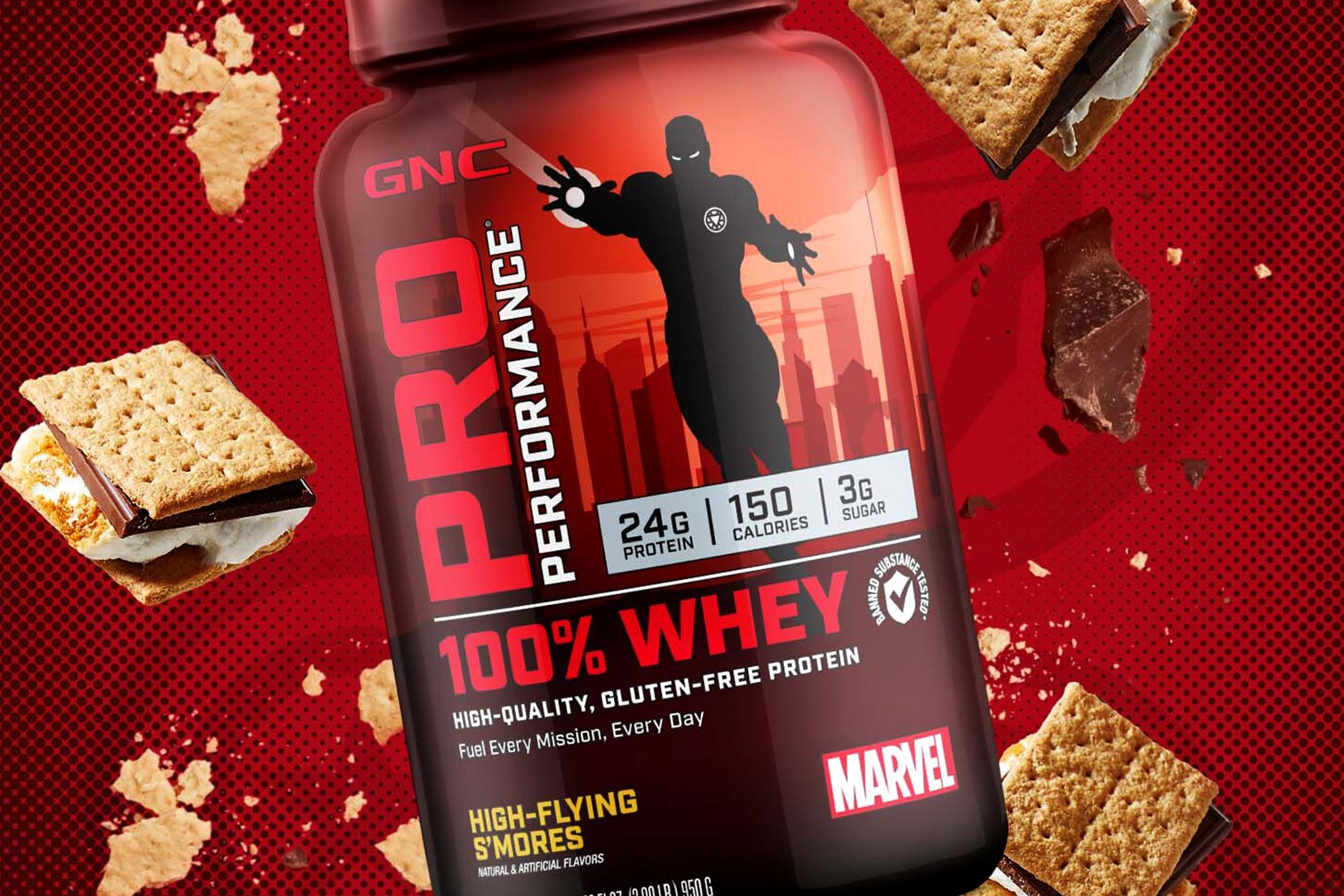 Gnc X Marvel Iron Man Protein Powder