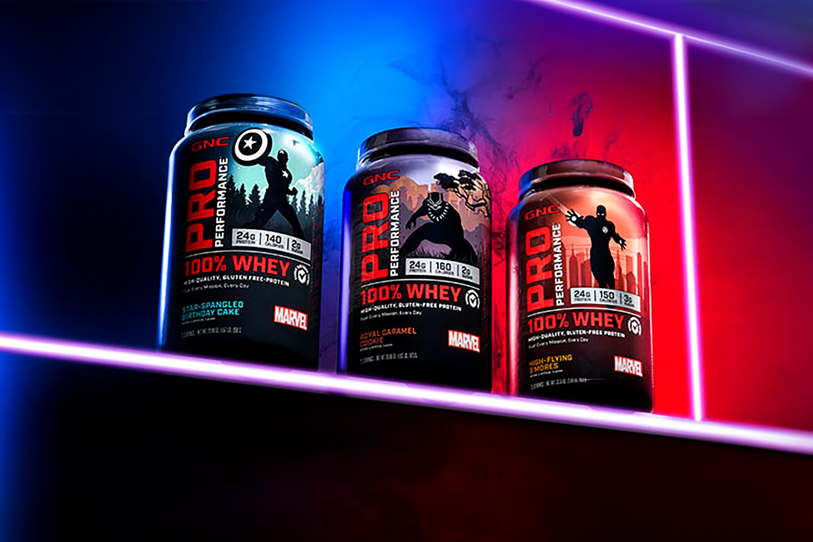 Gnc X Marvel Superhero Protein Powders