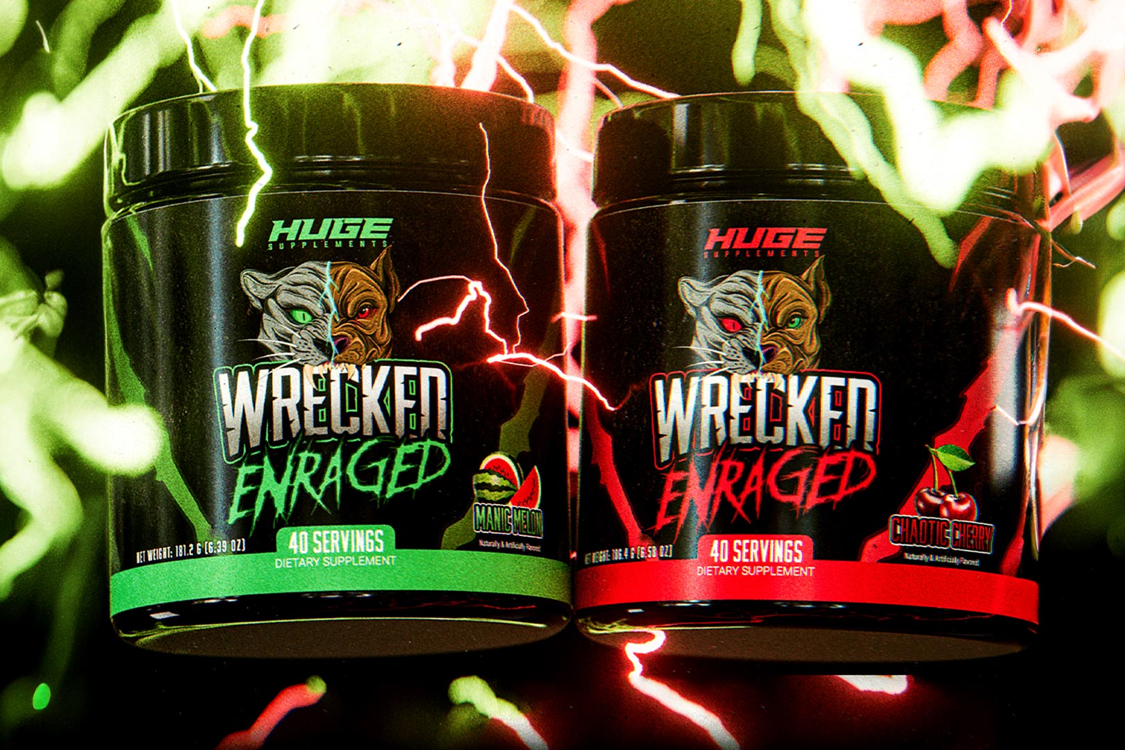 Huge Supplements Tren Twins Chaotic Cherry Manic Melon Wrecked