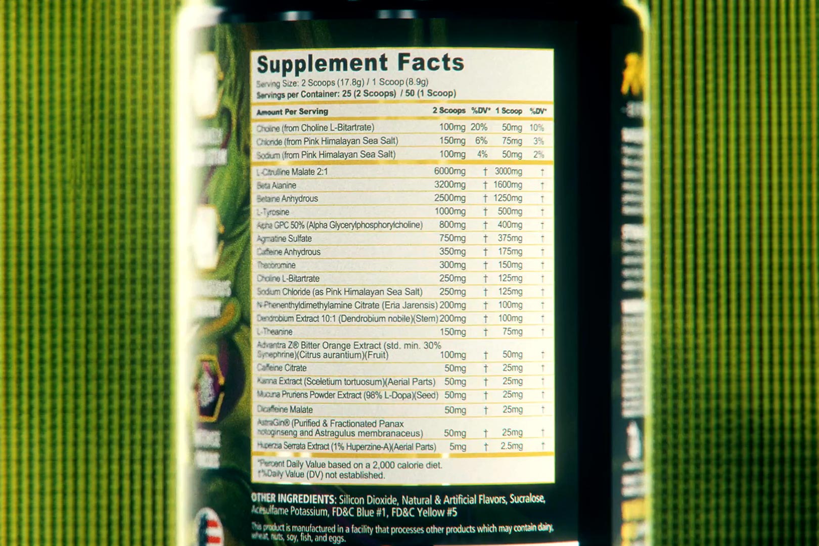 Panda Supplements Goblin Juice Rampage Label