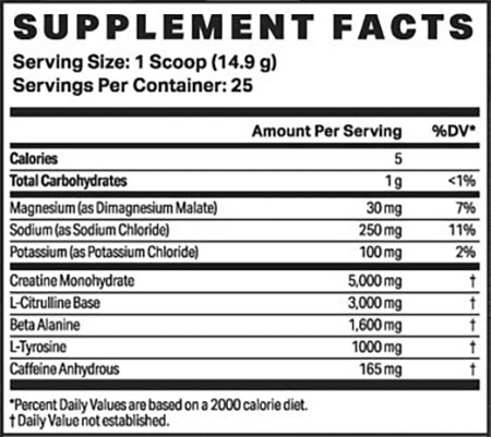 Podium Hwpo Series Athlete Pre Workout Label