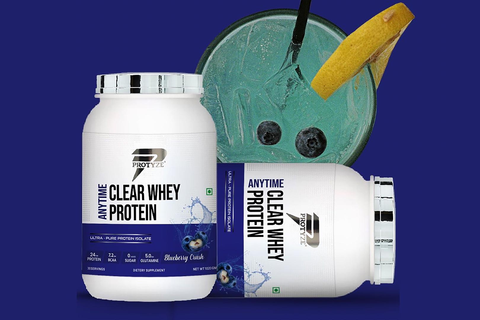 Protyze 30 Serving Tub Of Clear Whey Protein