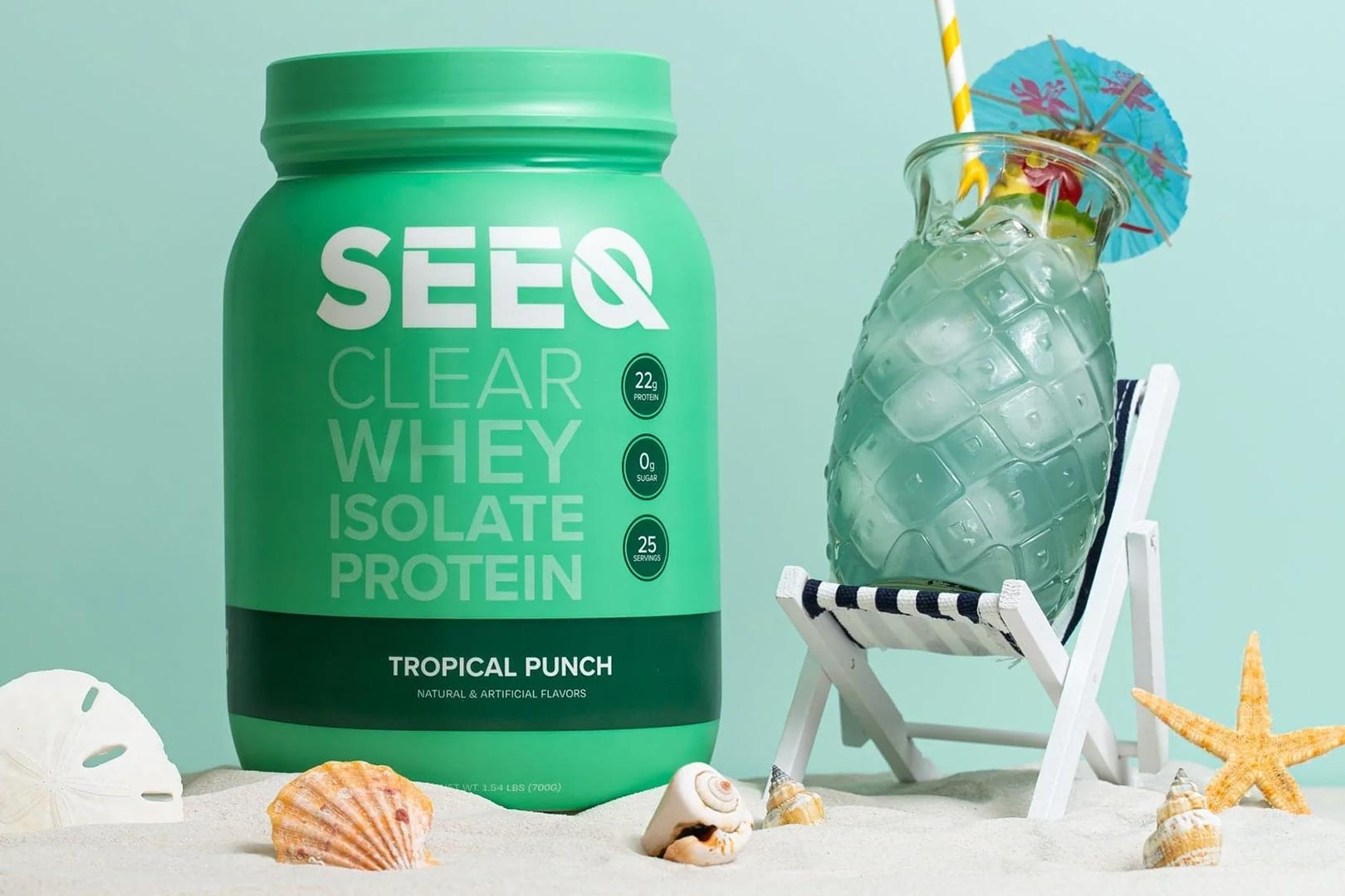 Seeq Vaults Tropical Punch Clear Whey Isolate Protein
