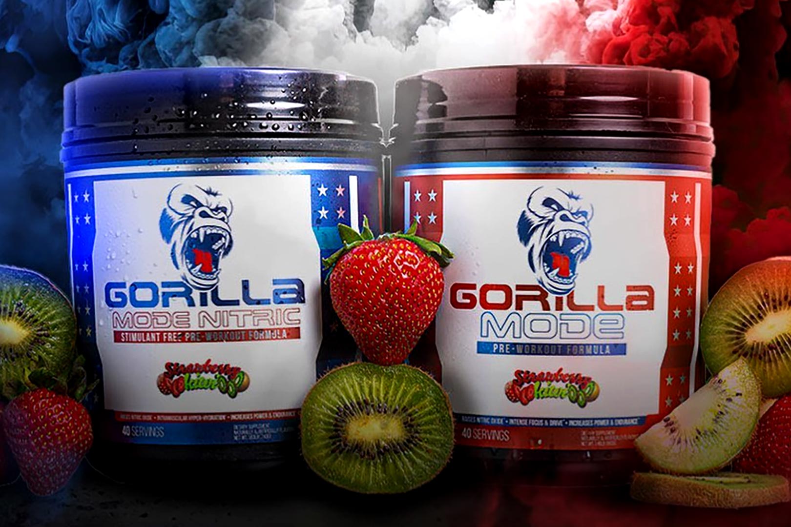 Strawberry Kiwi Gorilla Mode And Gorilla Nitric