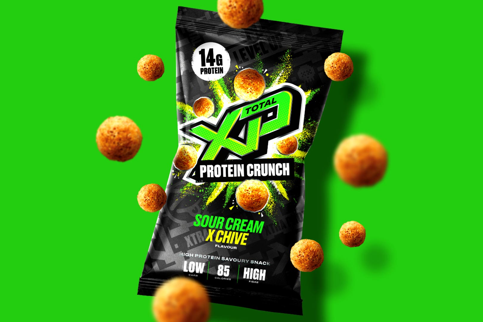 Total XP makes a classic Sour Cream X Chive Protein Crunch