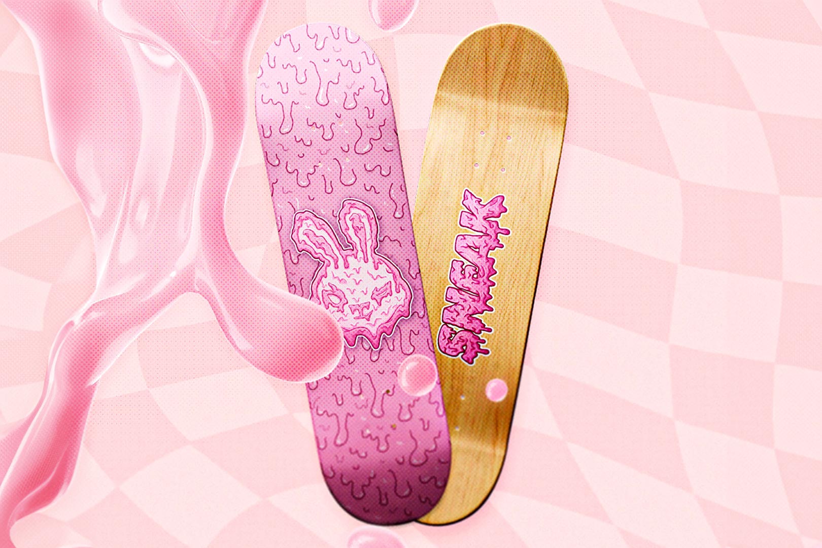 Custom Skateboard For Sneak Shake
