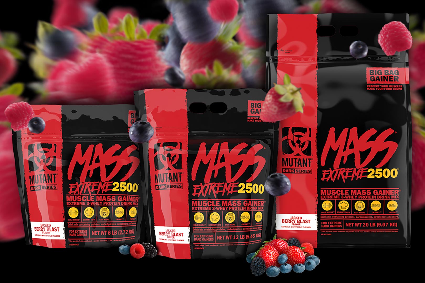 Jacked Berry Blast Mutant Mass Extreme 2500