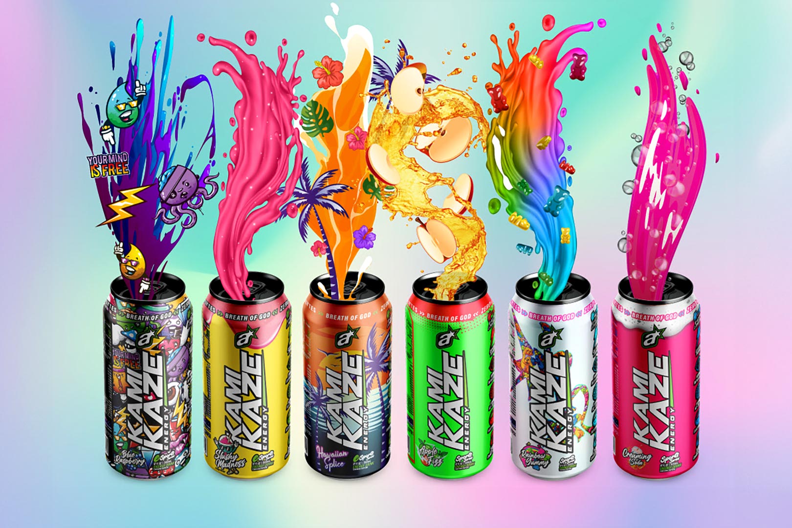 Kamikaze Energy Drink Variety Pack