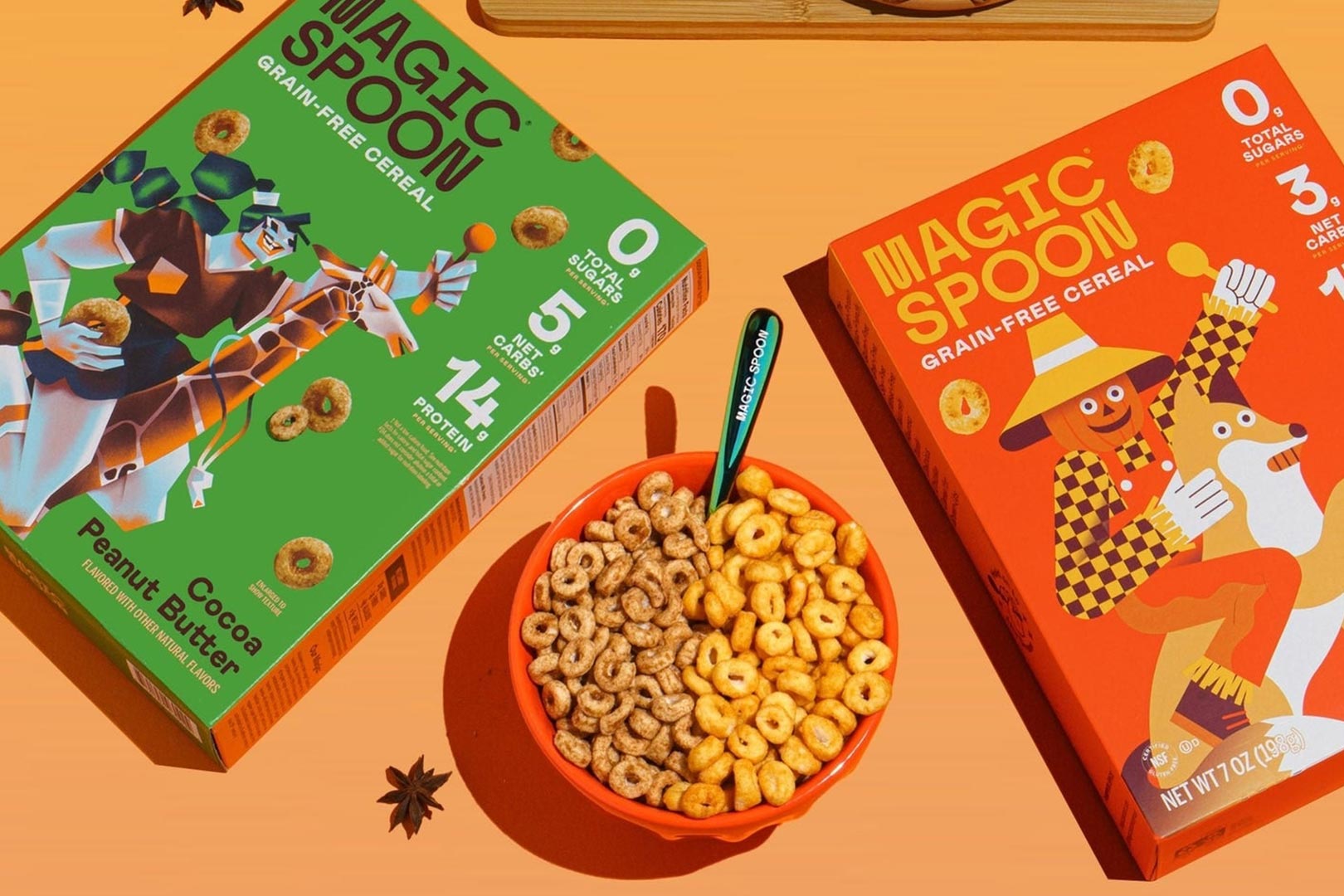Magic Spoons Pumpkin Spice And Cocoa Peanut Butter For Fall