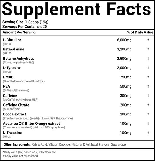 Morphogen Nutrition Alphagen 2023 Label