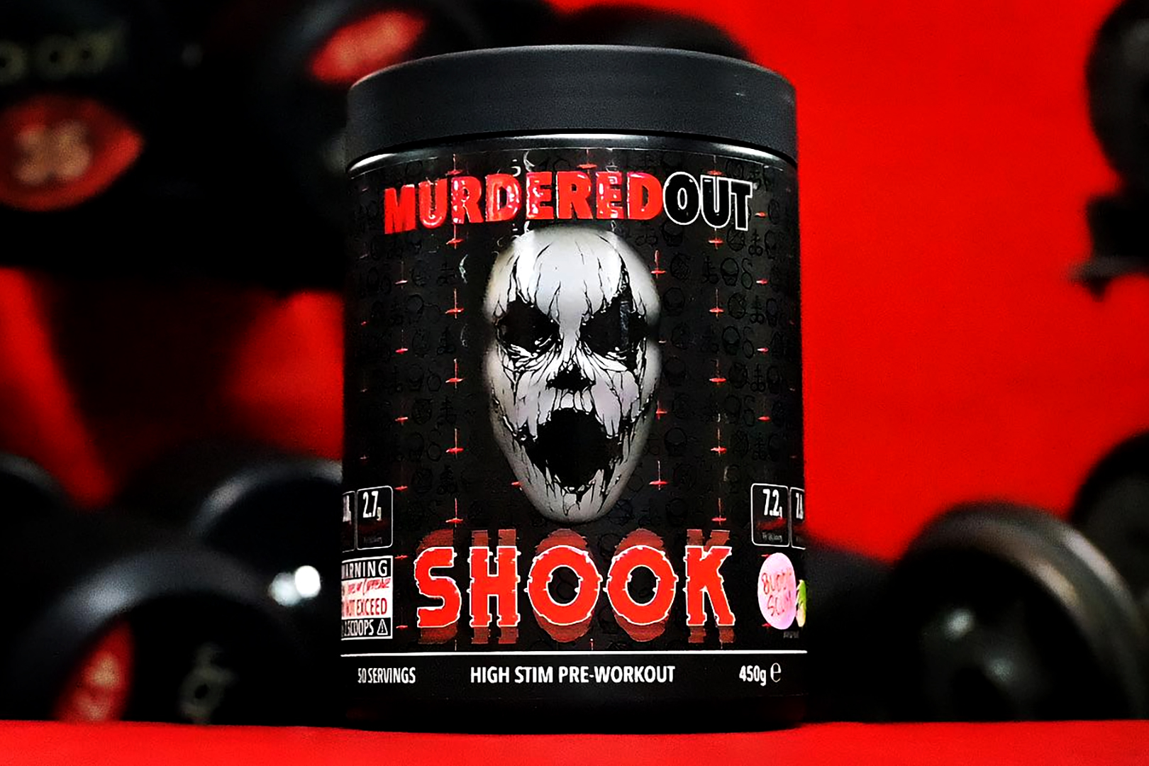 Murdered Out Announces High Stimulant Pre Workout Shook
