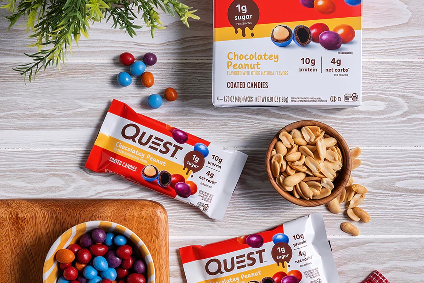 Quest Nutrition Chocolatey Coated Peanut Candies