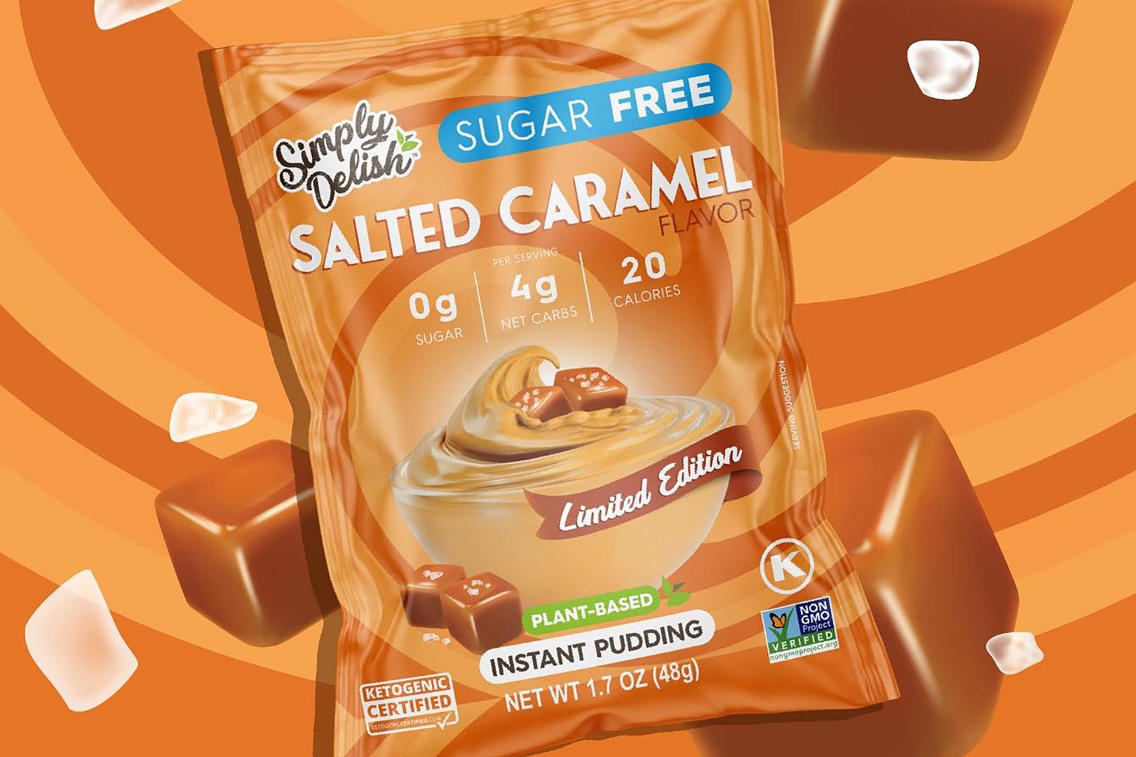 Simply Delish Salted Caramel Pudding