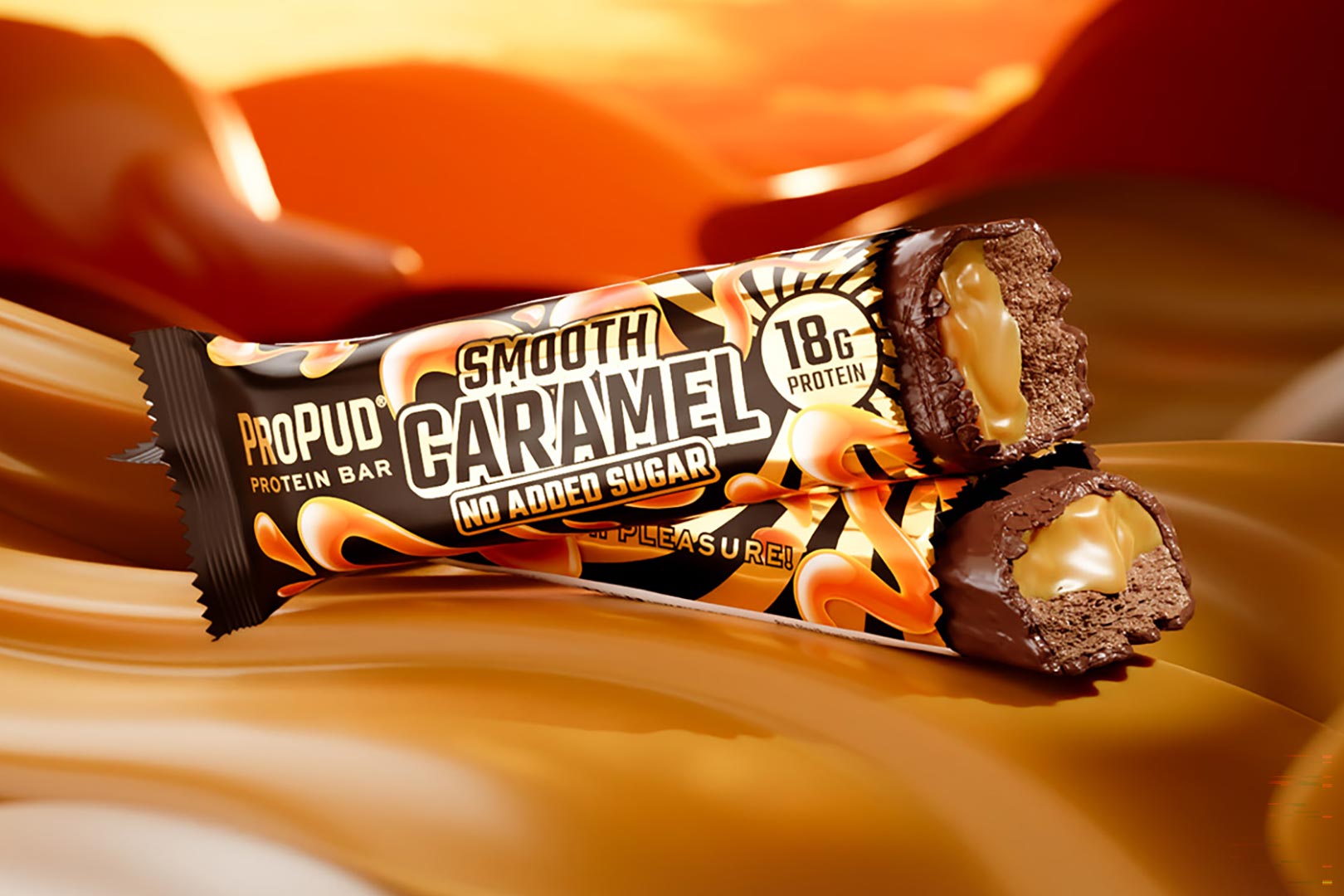 Smooth Caramel Propud Protein Bar