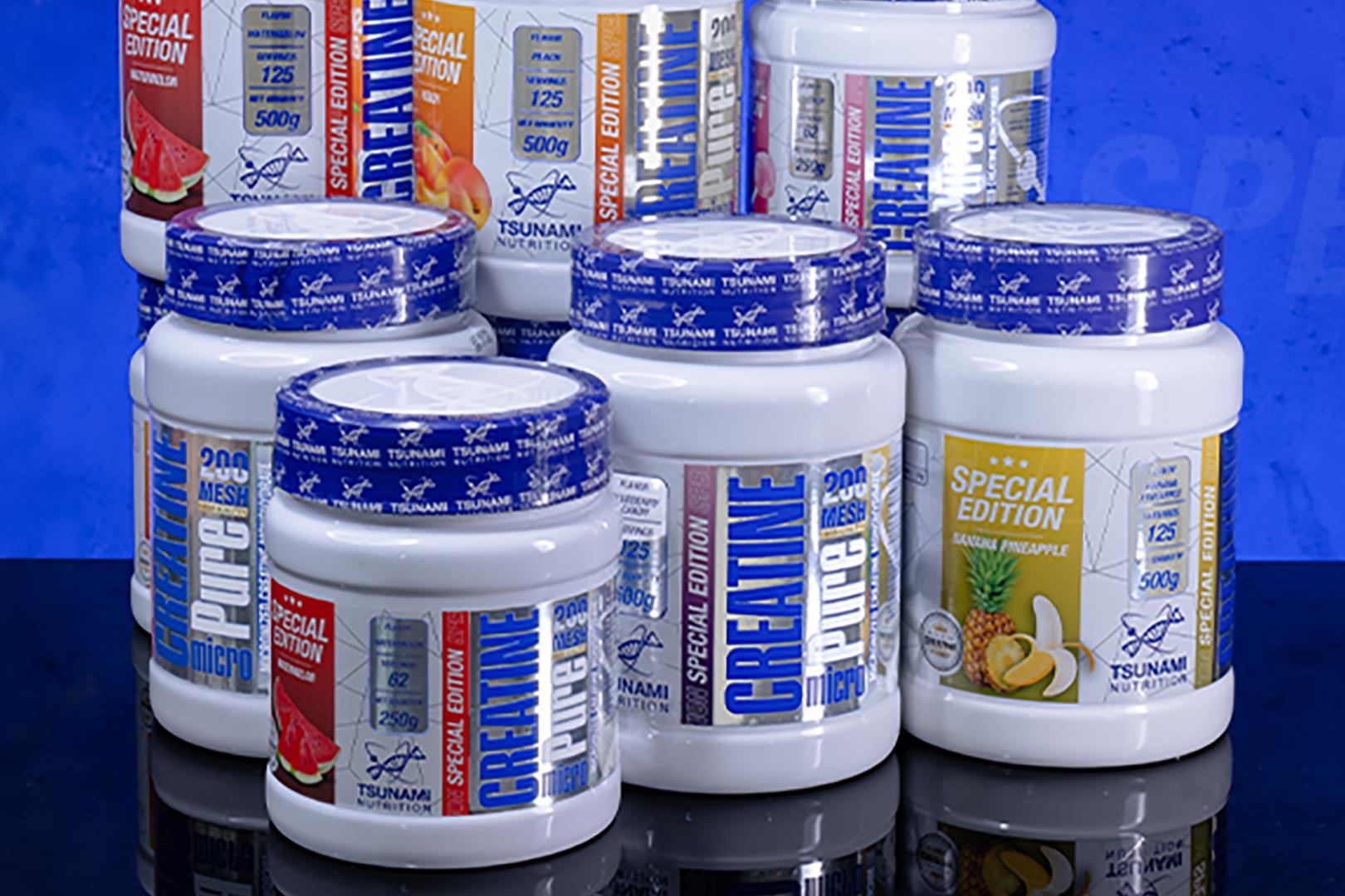 Tsunami Nutrition Special Edition Creatine Flavors