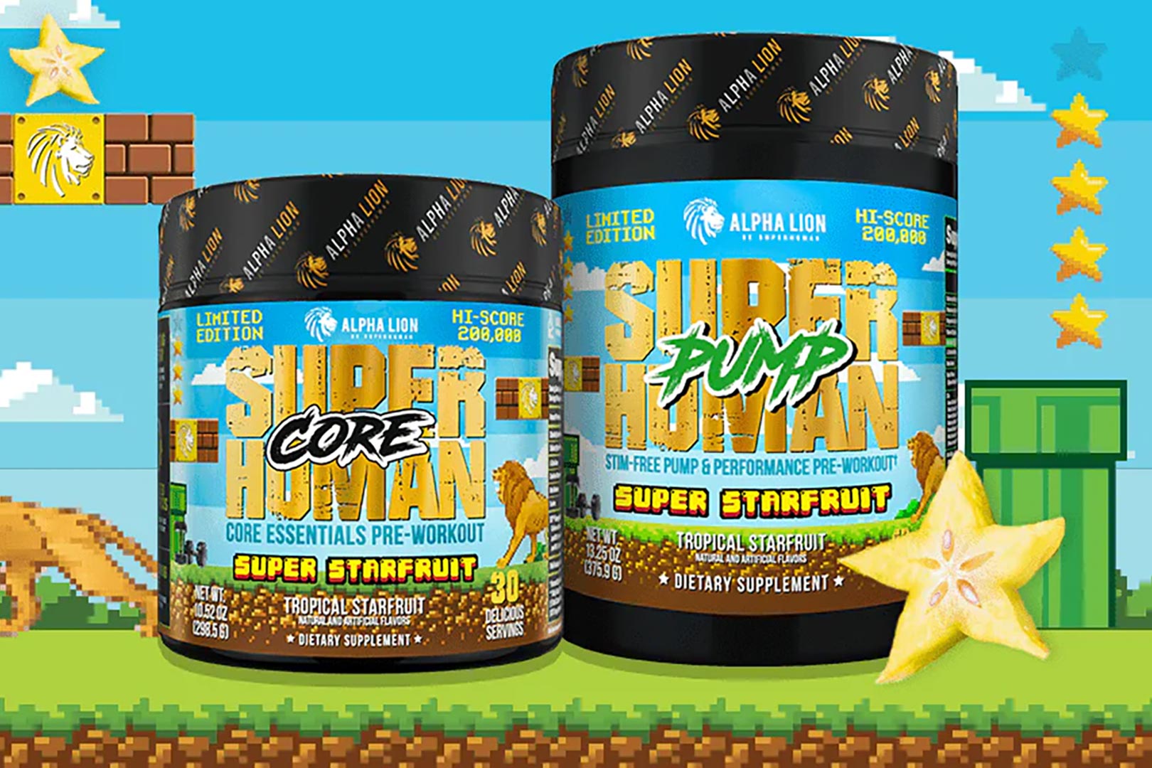 Alpha Lion's September Pre-Workout Of The Month Super Starfruit