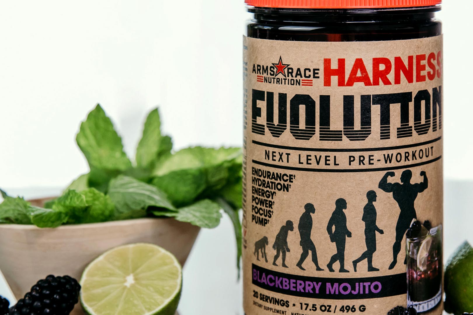 Arms Race Nutrition Blackberry Mojito Harness Evolution