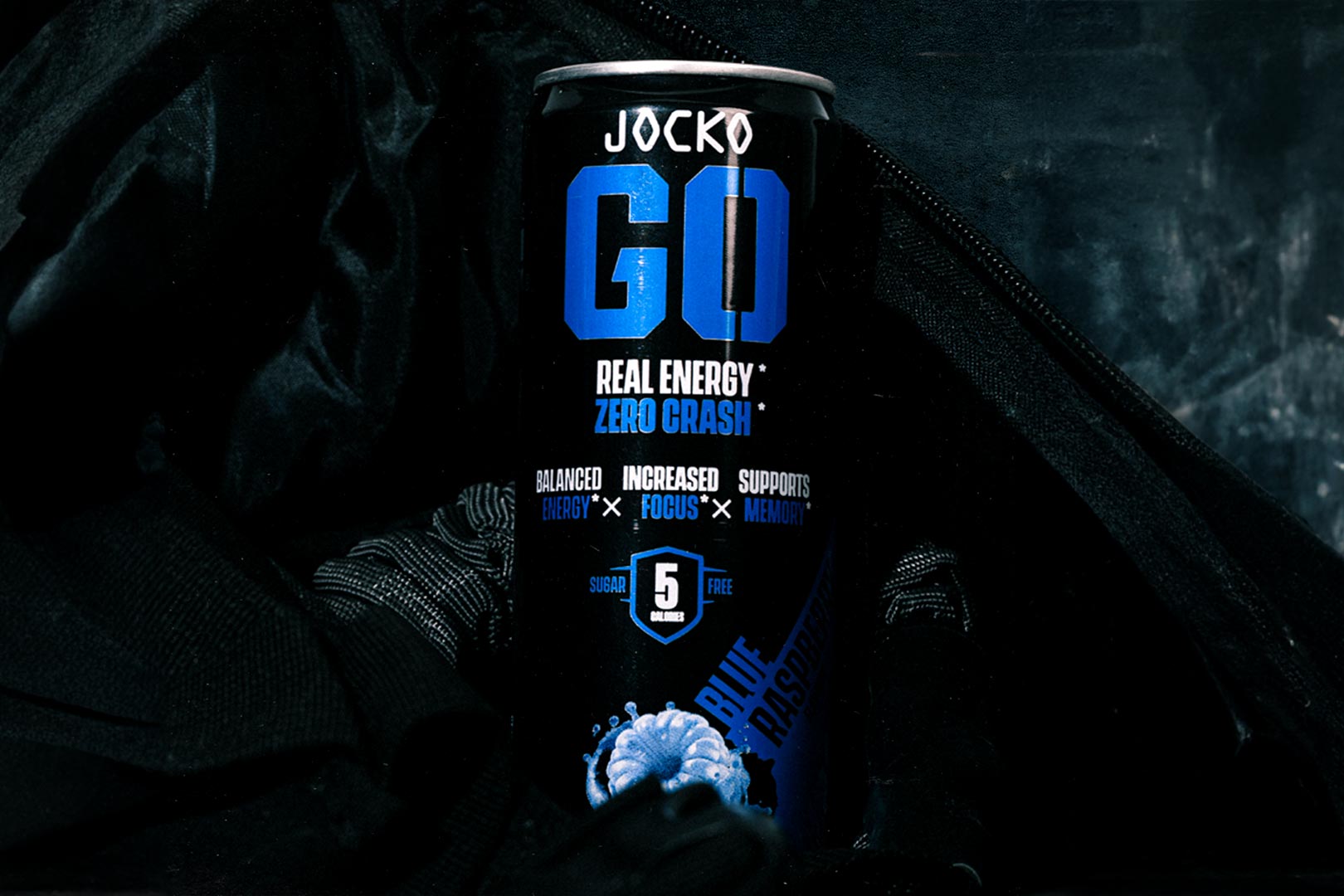 Blue Raspberry Jocko Go Energy Drink