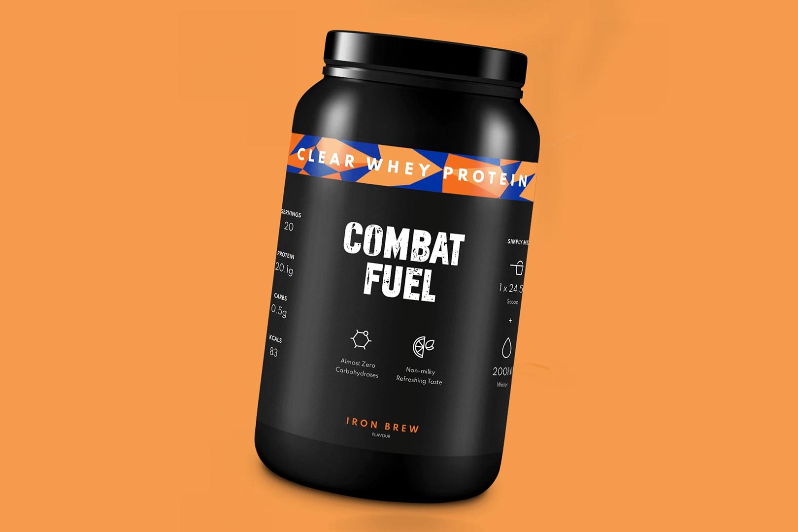Combat Fuel Iron Brew Clear Whey Protein