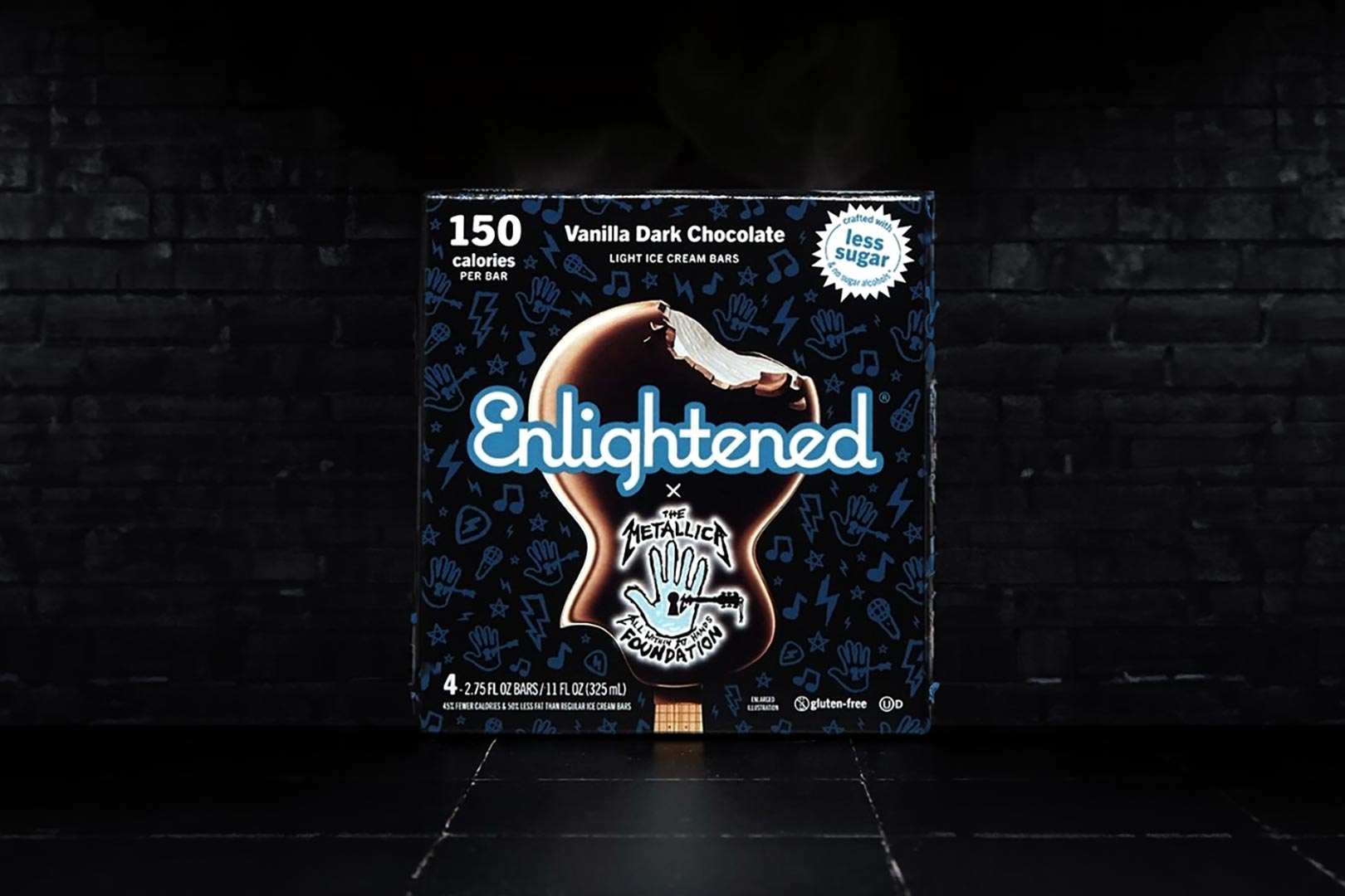 Enlightened Guitar Shaped Ice Cream Bar