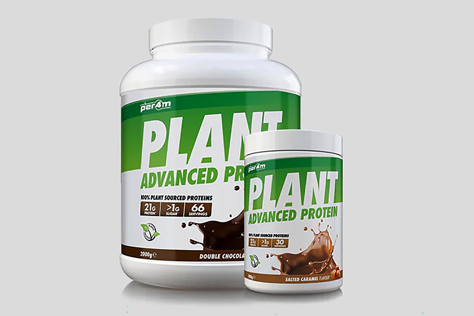 Larger 2kg Tub Of Per4m Plant Protein