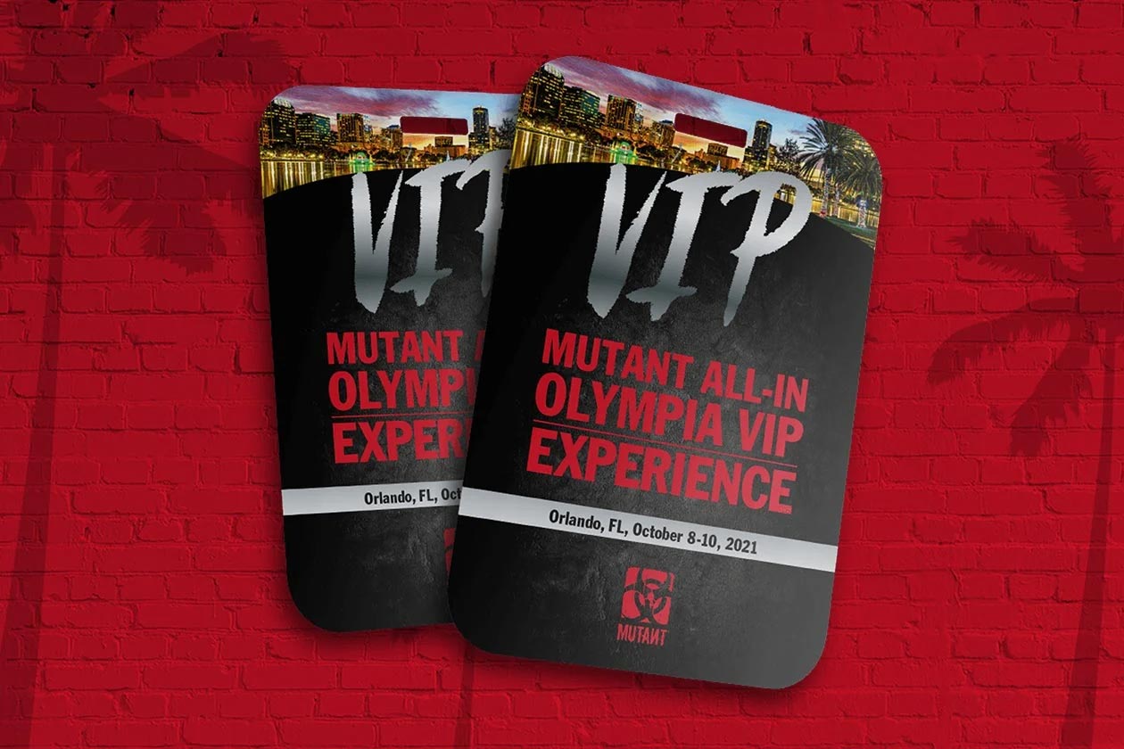 Mutant All In Olympia Vip Experience