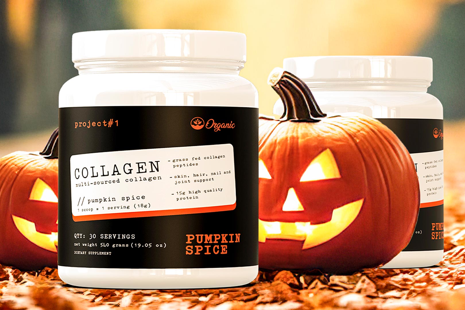 Project 1 Nutrition Pumpkin Spice Collagen