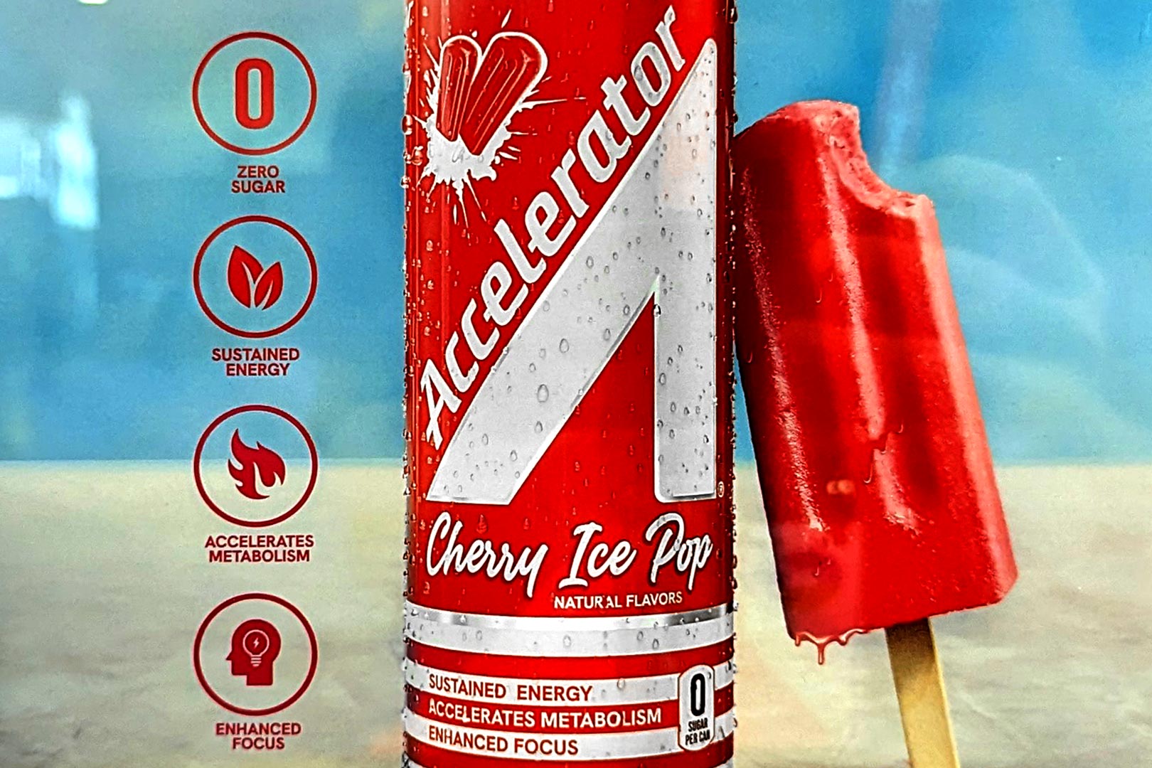 Accelerator Cherry Ice Pop
