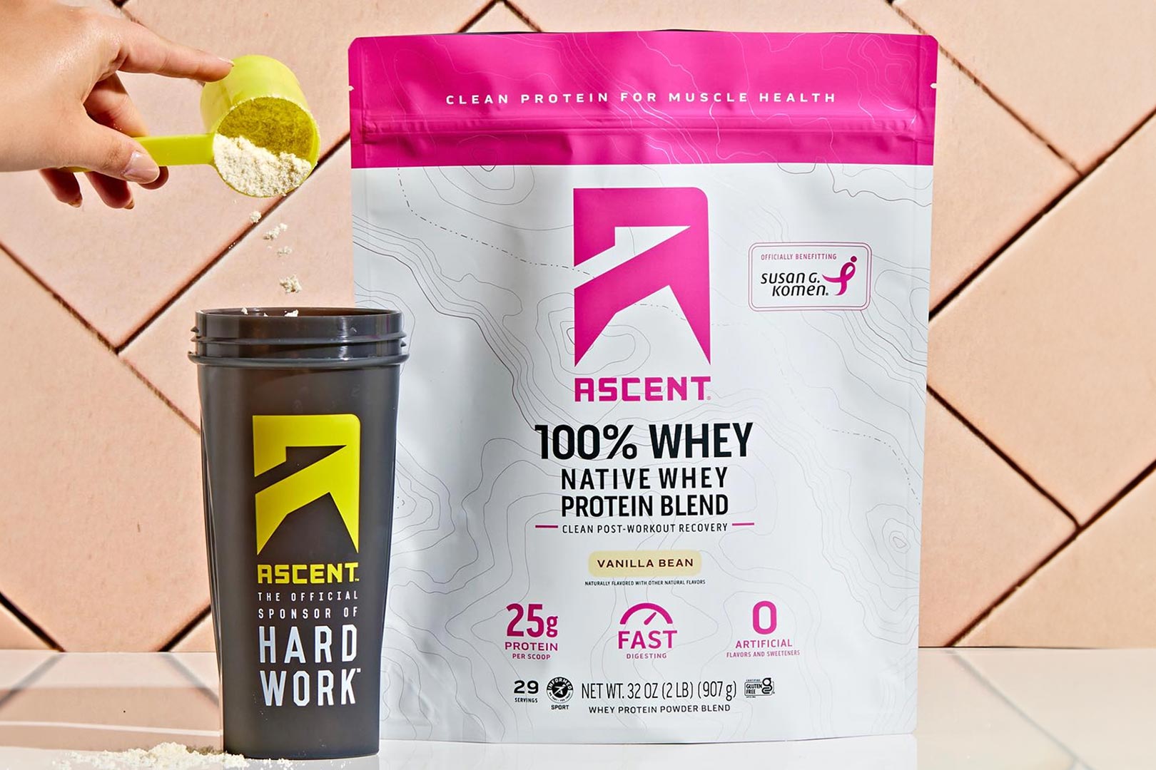 Ascent Protein Susan G Komen Protein Powder