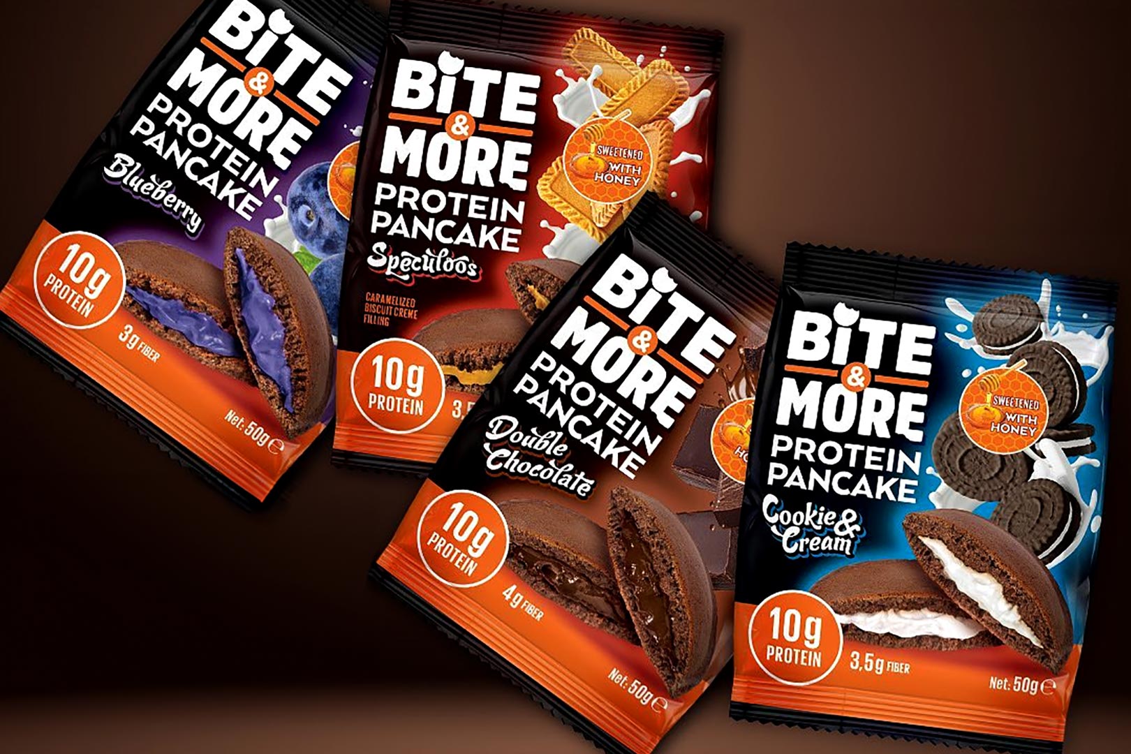 Bite And More Chocolate Flavors Of Protein Pancake