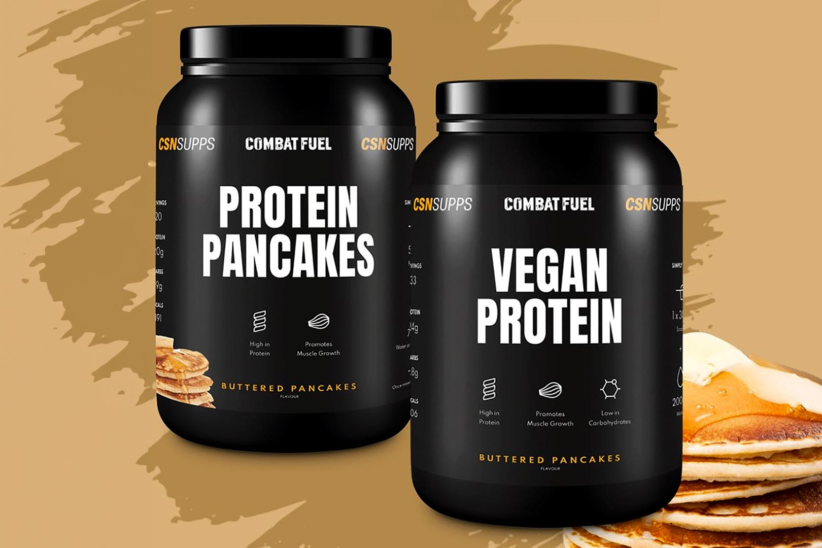 Combat Fuel X Csn Supplements Buttered Pancakes Protein Products