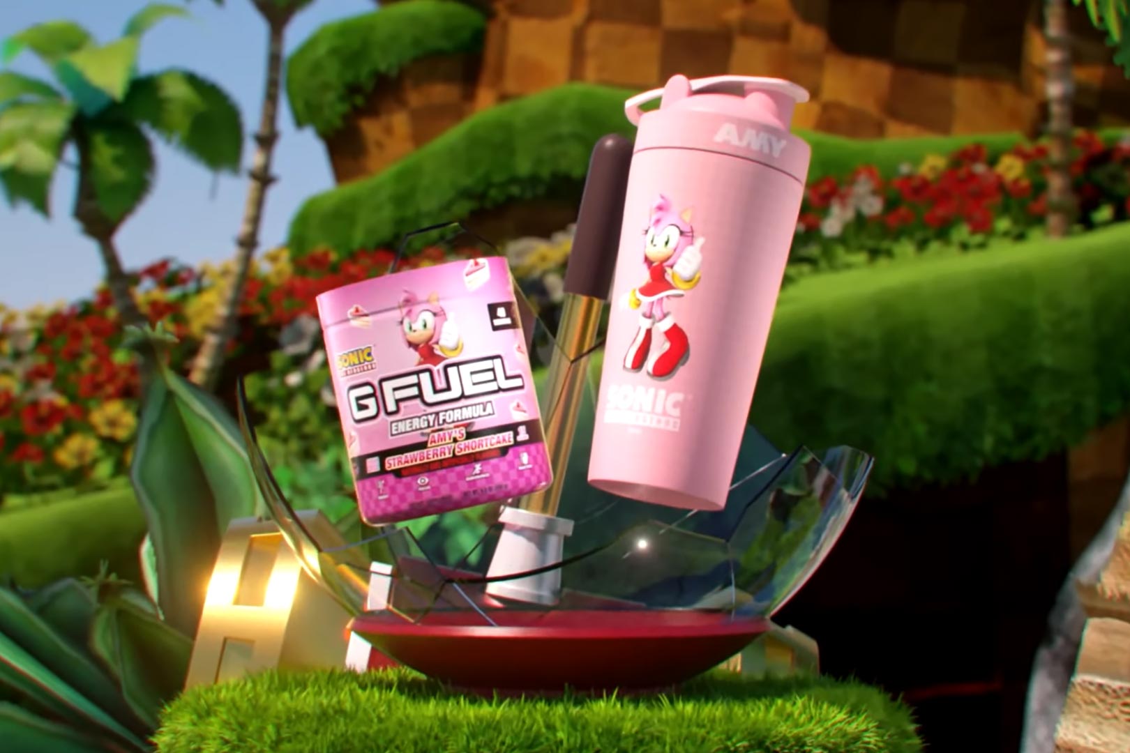 G Fuel X Sonic Amys Strawberry Shortcake