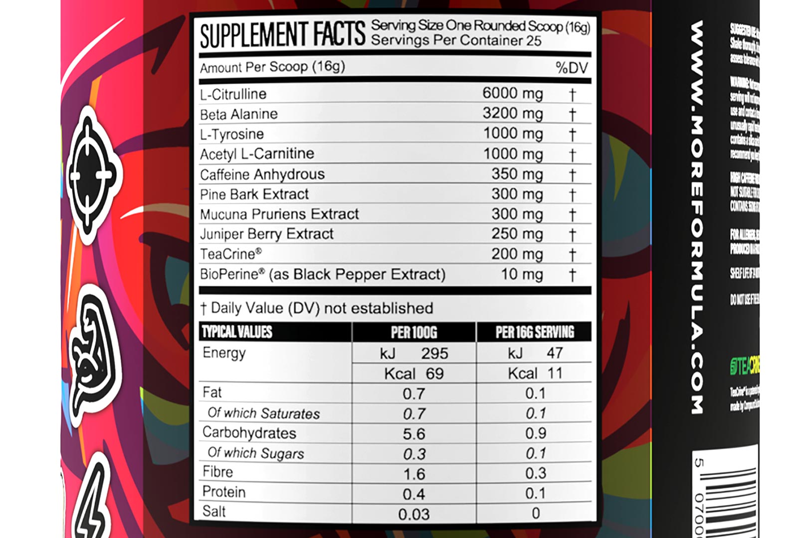 More Formula Improved Bangarang Label