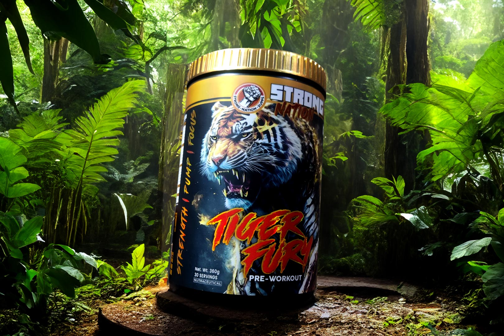 Strong Nation Revamps Tiger Fury Pre Workout