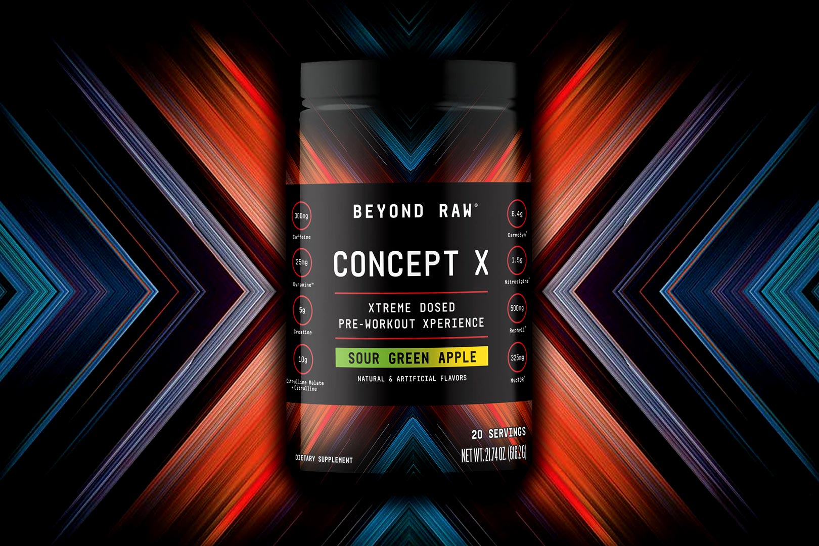 Beyond Raw Sour Green Apple Concept X