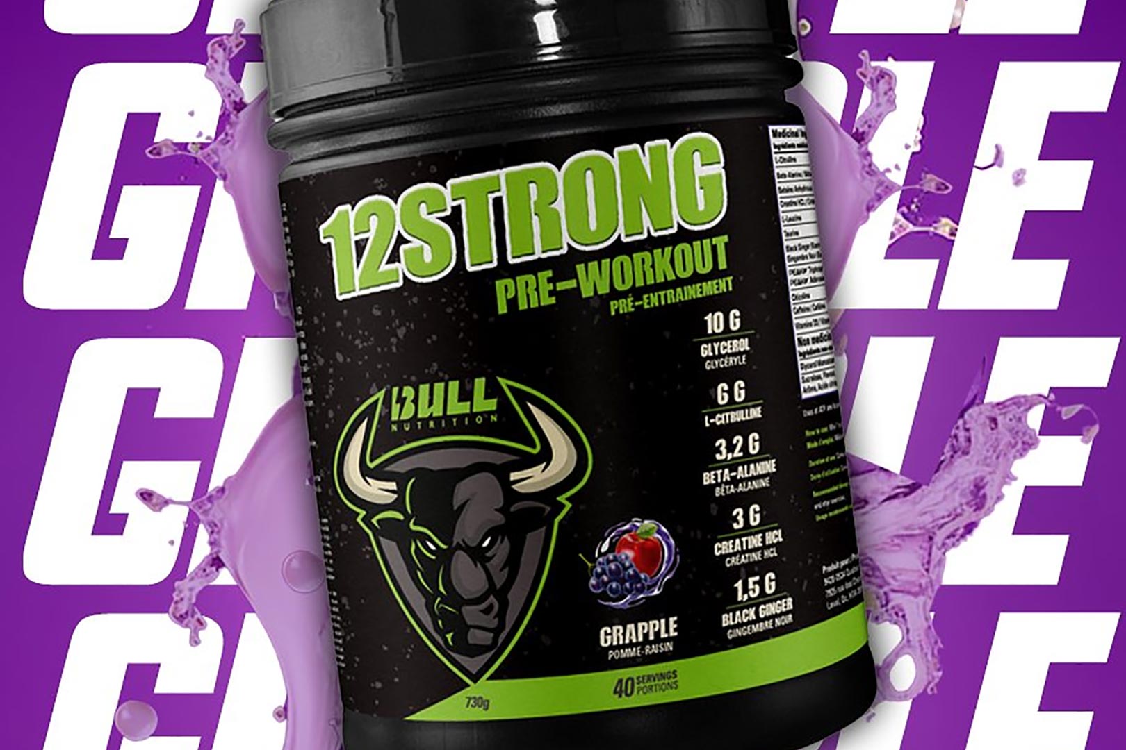 Bull Nutrition Grapple 12 Strong