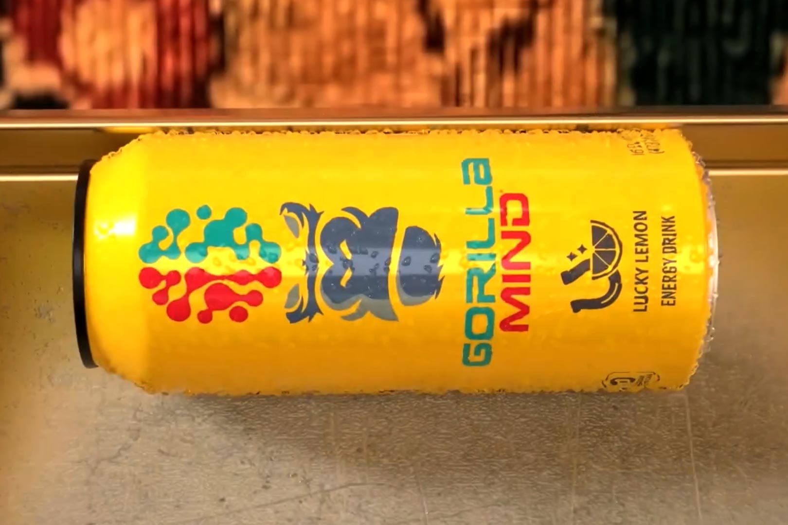 Lucky Lemon Gorilla Mind Energy Drink