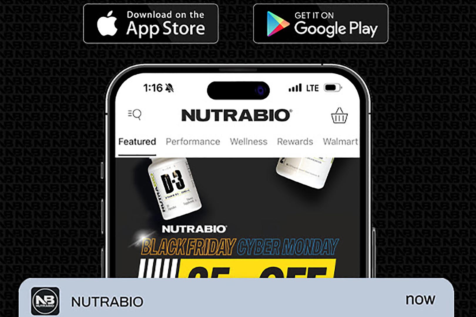 Nutrabio Mobile App