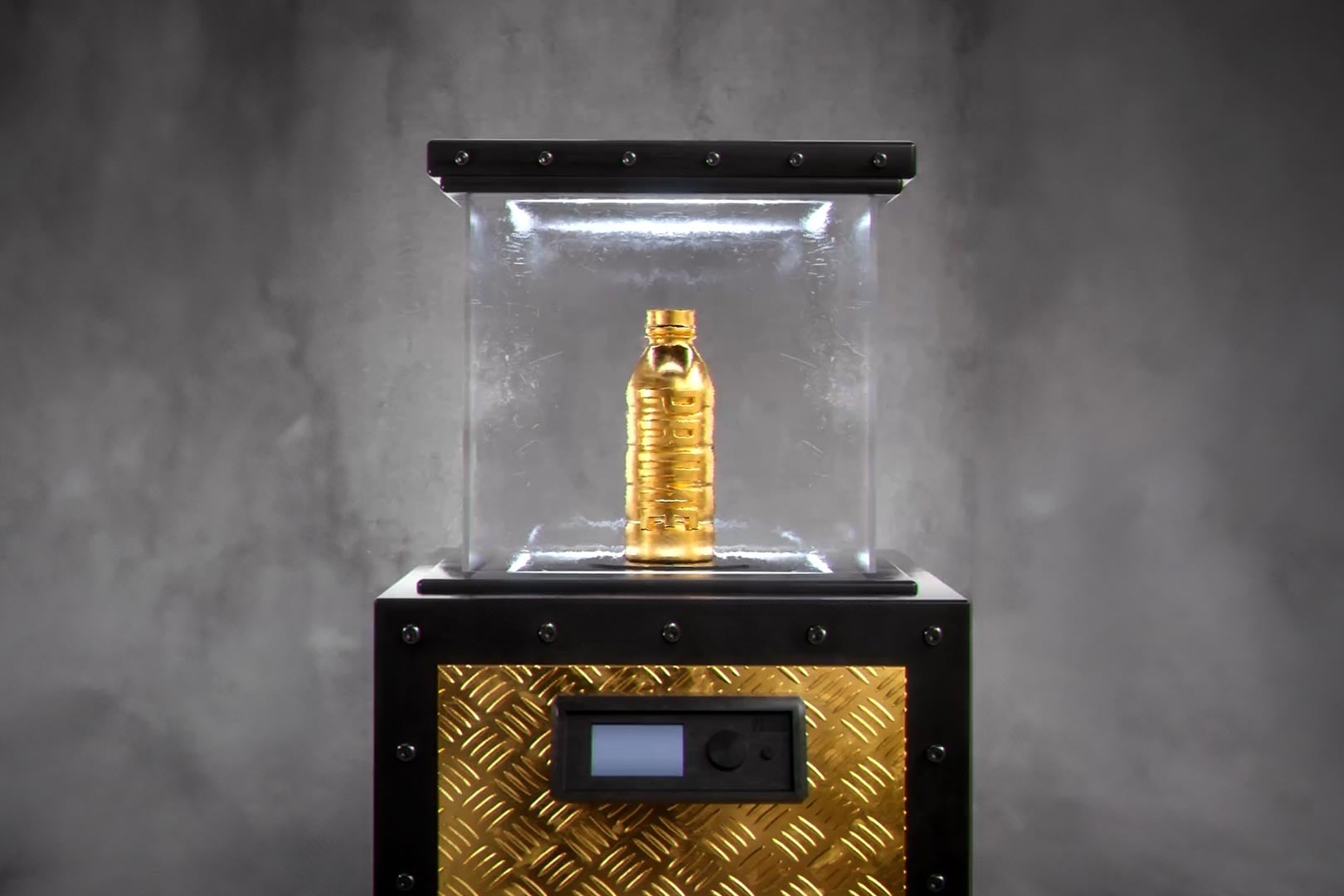 Prime Makes A Pair Of Solid 24k Gold Prime Hydration Drinks